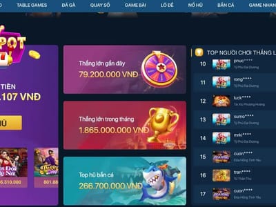 Mega Jackpot Interface